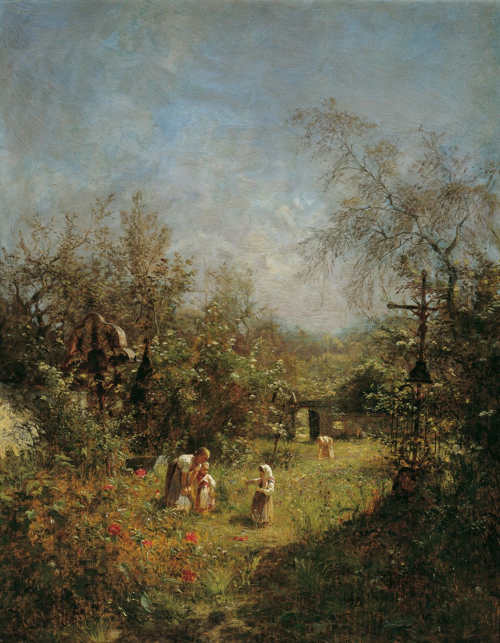 Nedlagt kirkegård i Goisern av Olga Wisinger Florian