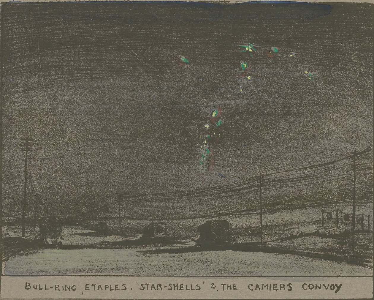 Bull-Ring, Etaples, Star-Shells & The Camiers Convoy av Olive Mudie Cooke