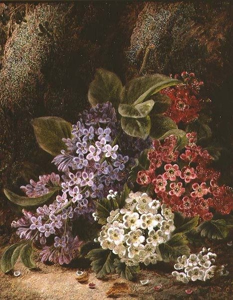 Stilleben med blomst av Oliver Clare