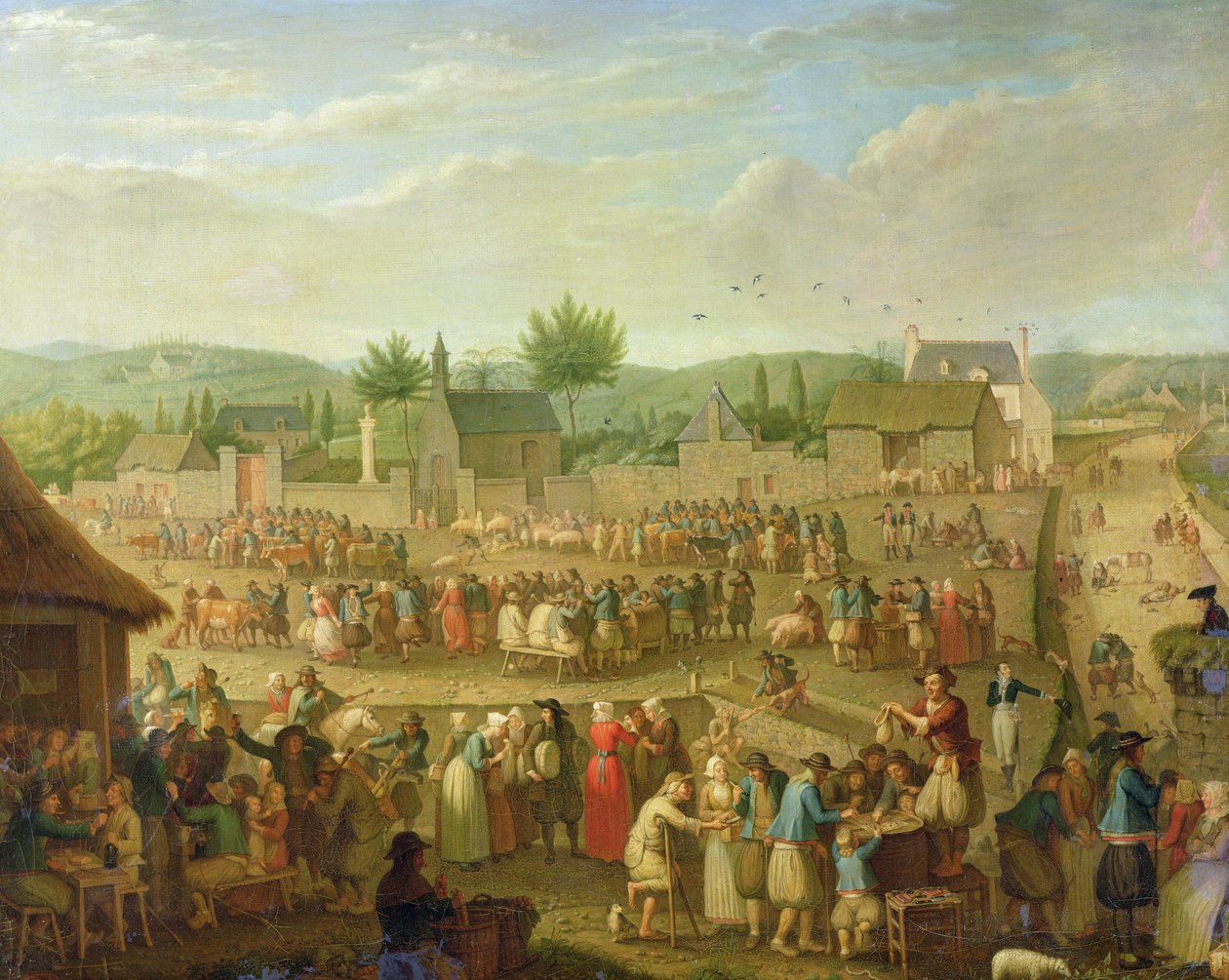 Messen i Quimper, 1810 av Olivier Perrin
