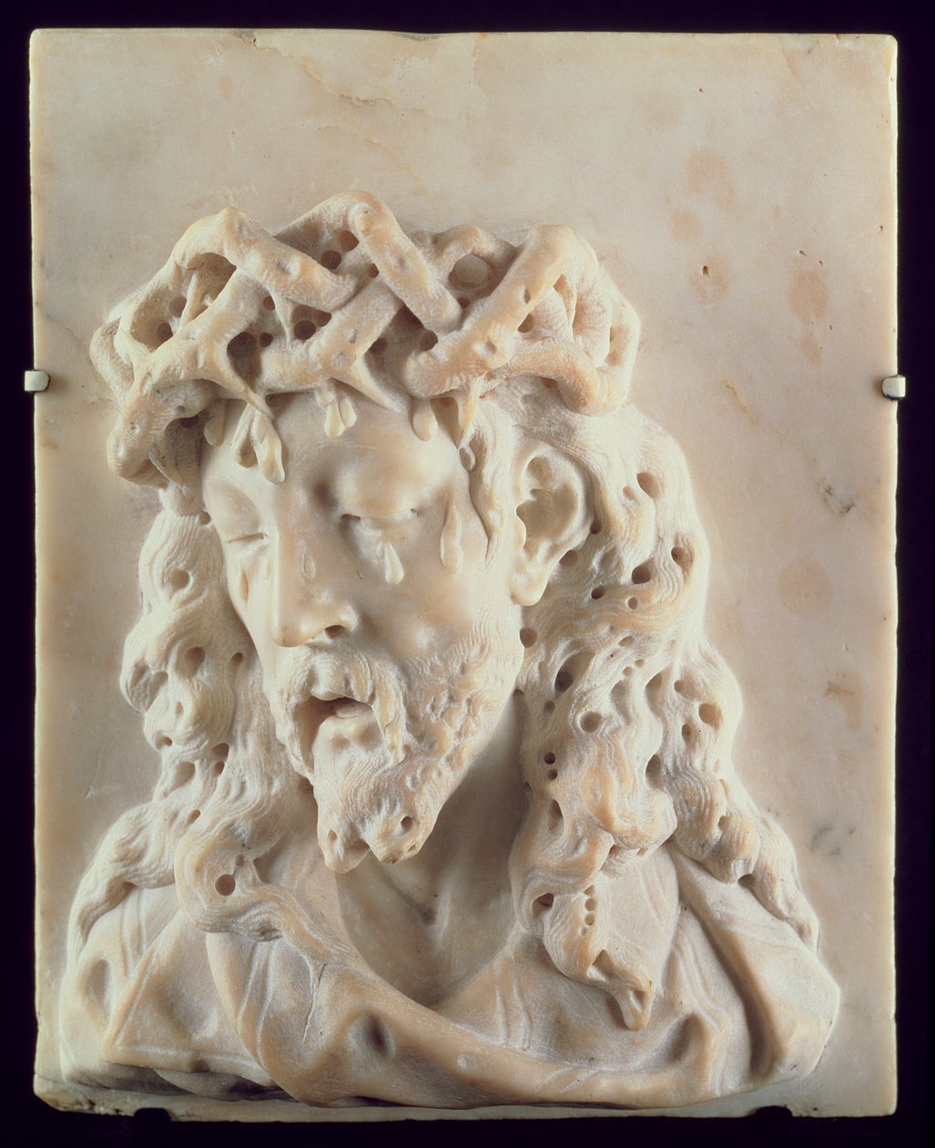 Kristus som sorgens mann, ca. 1690 (marmor) av Onorio Marinari