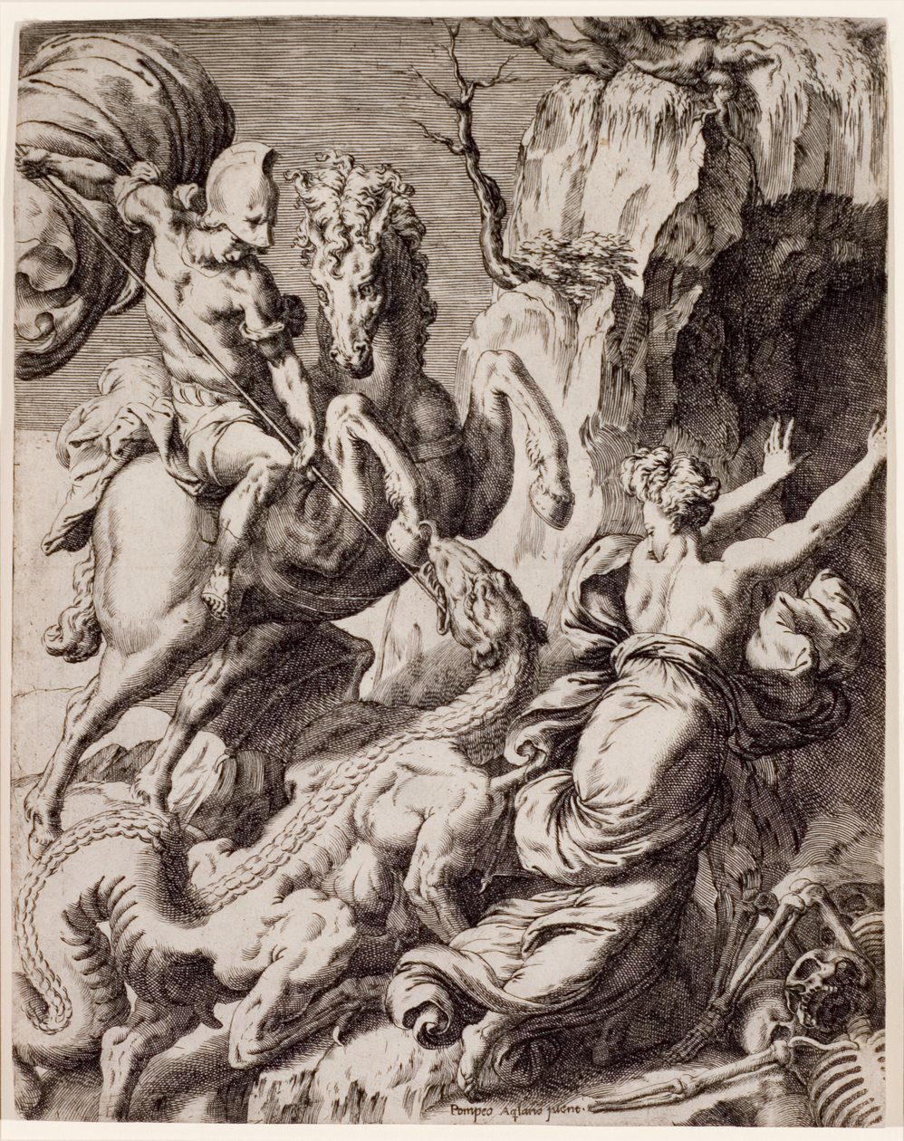St. George av Orazio de Sanctis