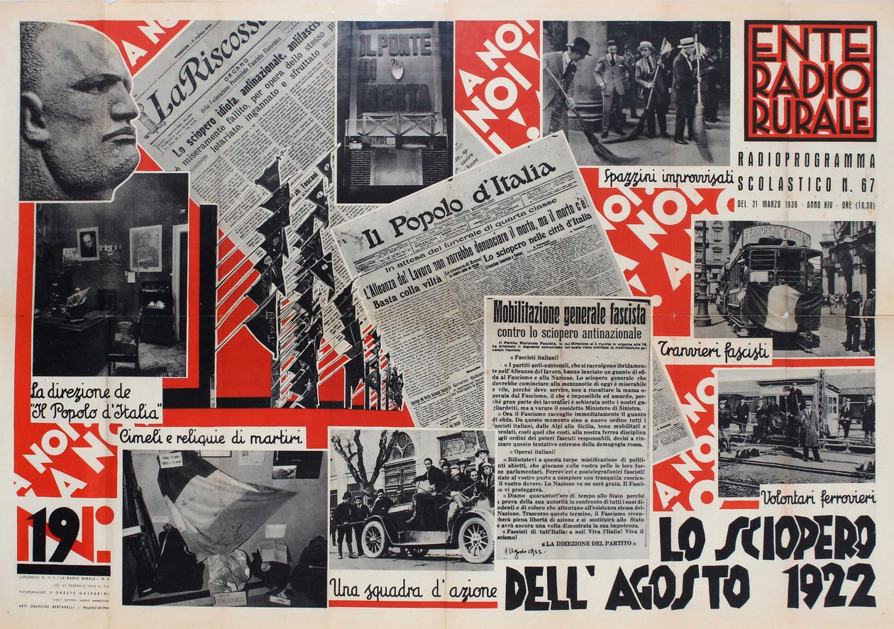 Rural Radio Authority Radioprogram Scholastico N.67, 1936. av Oreste Gasperini