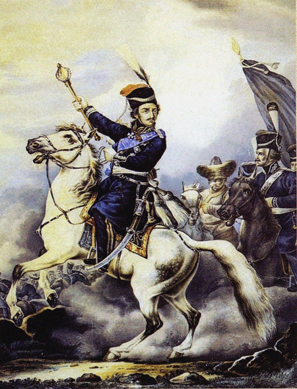 Grev Matvei Ivanovich Platov 1757-1818 av Orlowski
