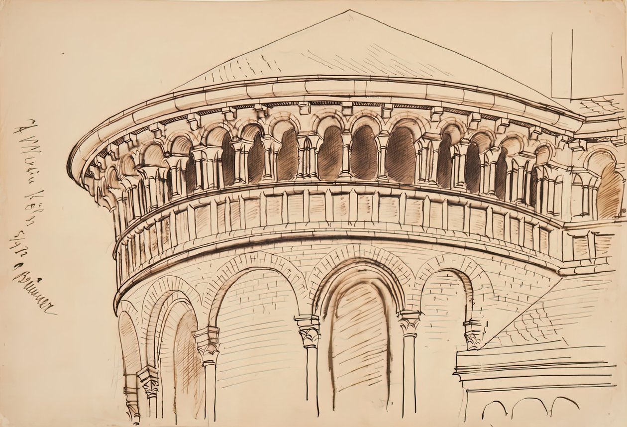 St. Martin, Köln, 1892. av Oscar Bluemner