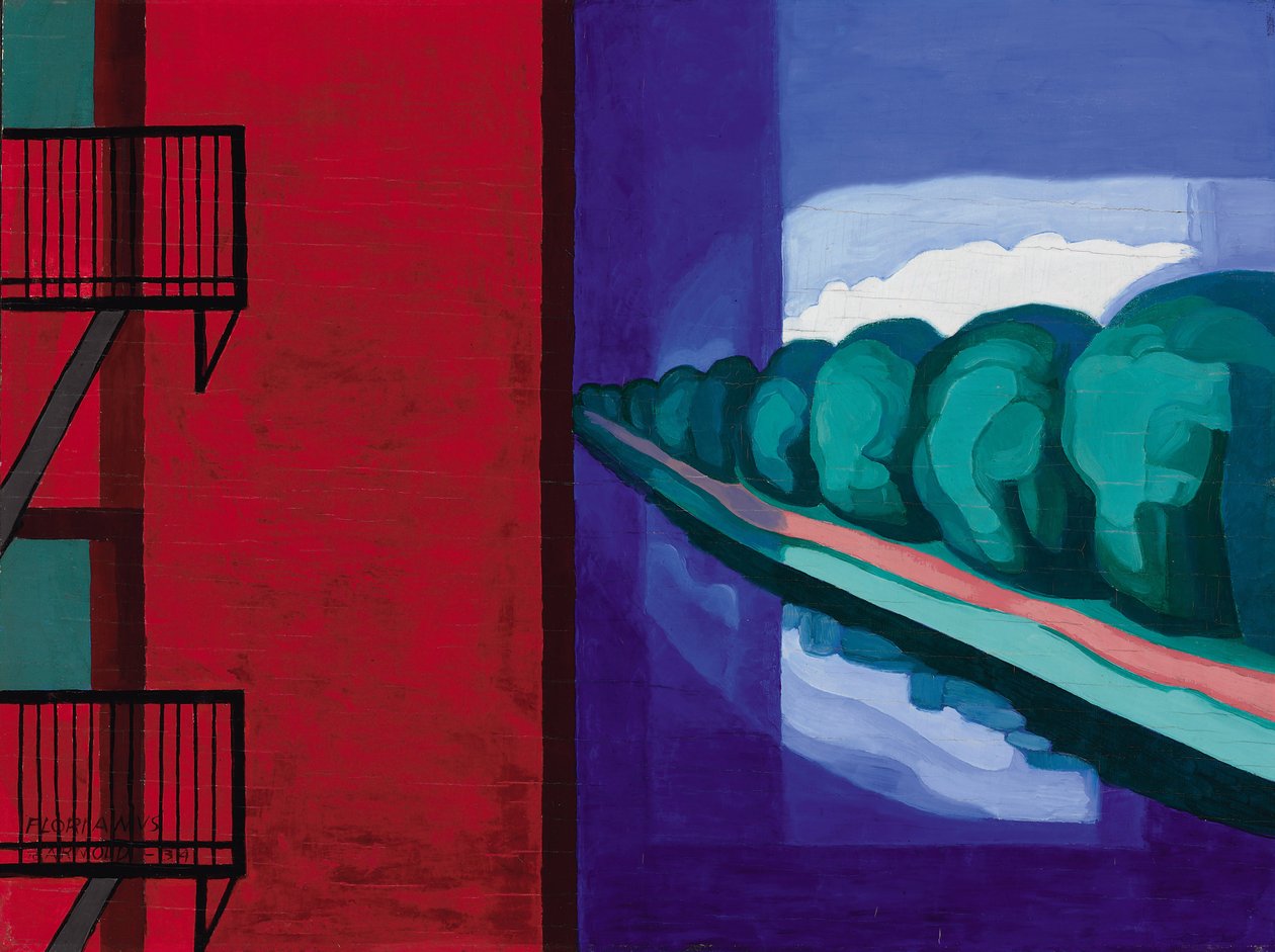 Kontraster (to mellomrom) av Oscar Florianus Bluemner
