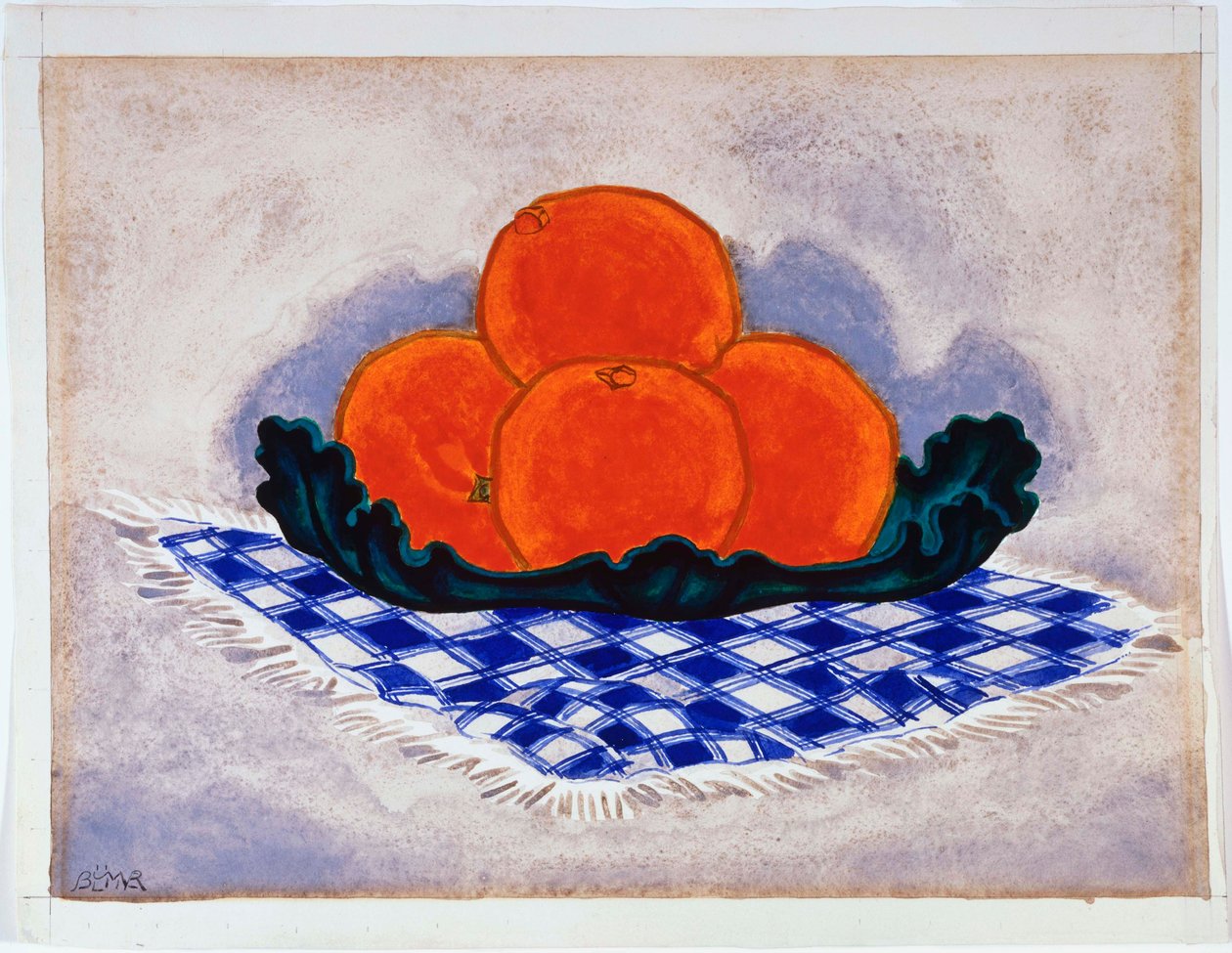 Appelsiner av Oscar Florianus Bluemner