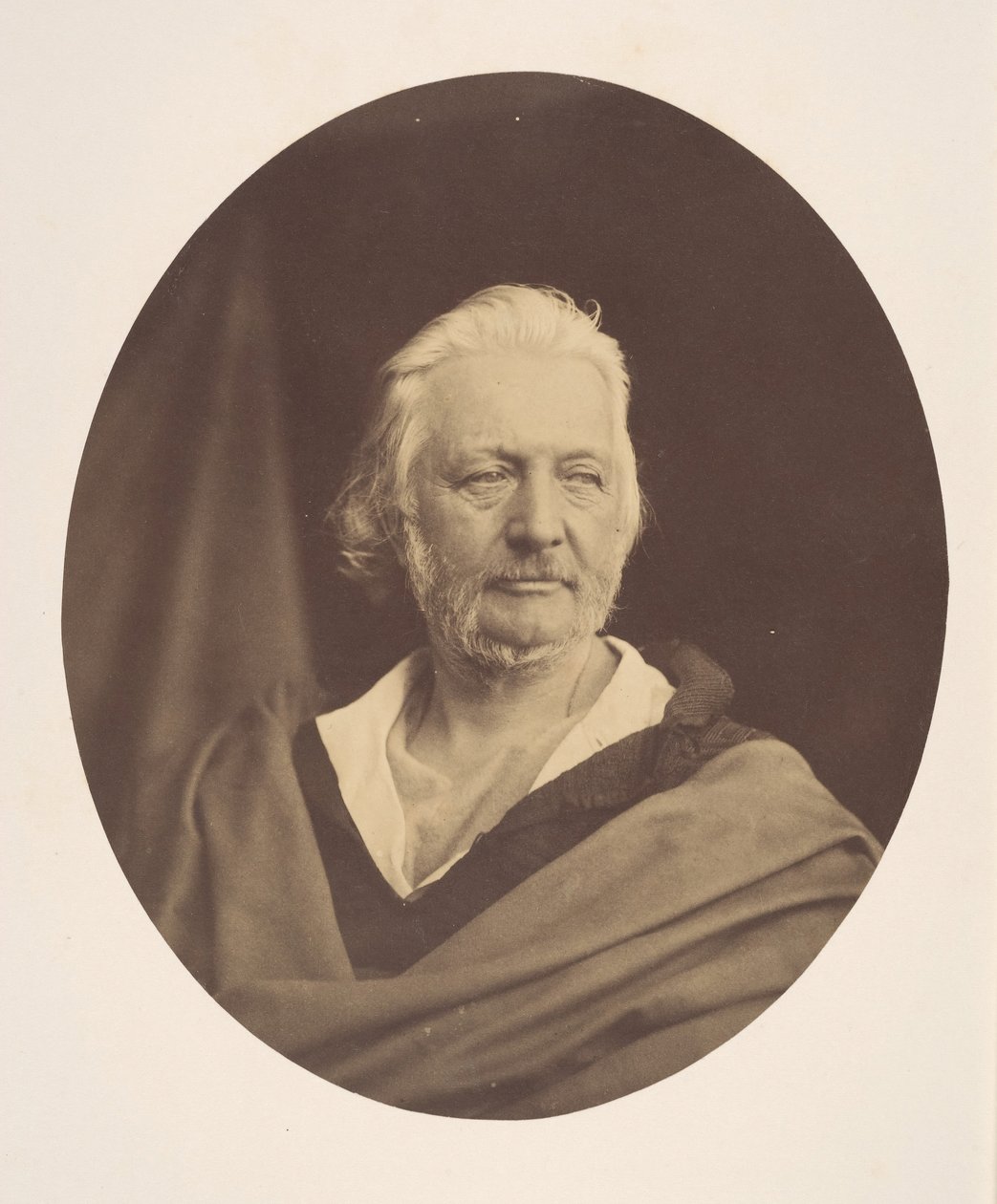 Studie av et hode, 1857. av Oscar Gustav Rejlander