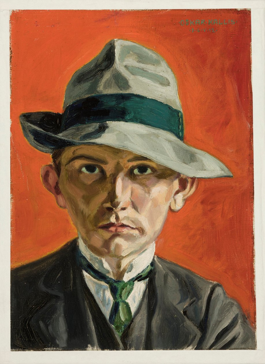 Selvportrett av Oskar Kallis