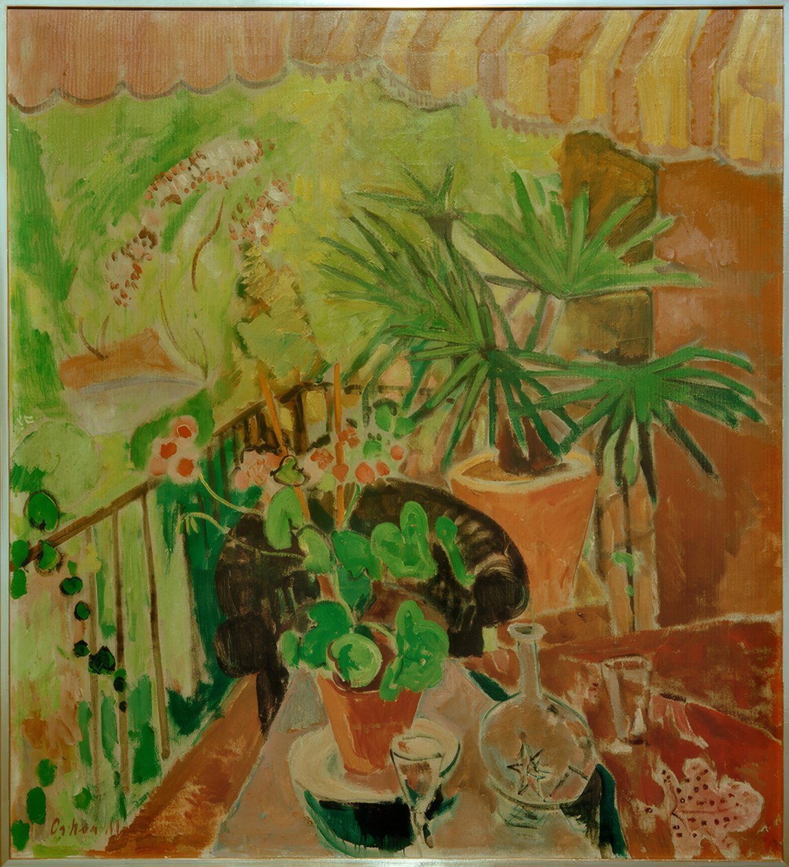 På verandaen av Oskar Moll
