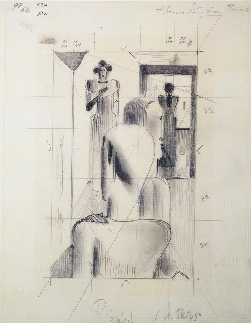 Figurer i et rom av Oskar Schlemmer
