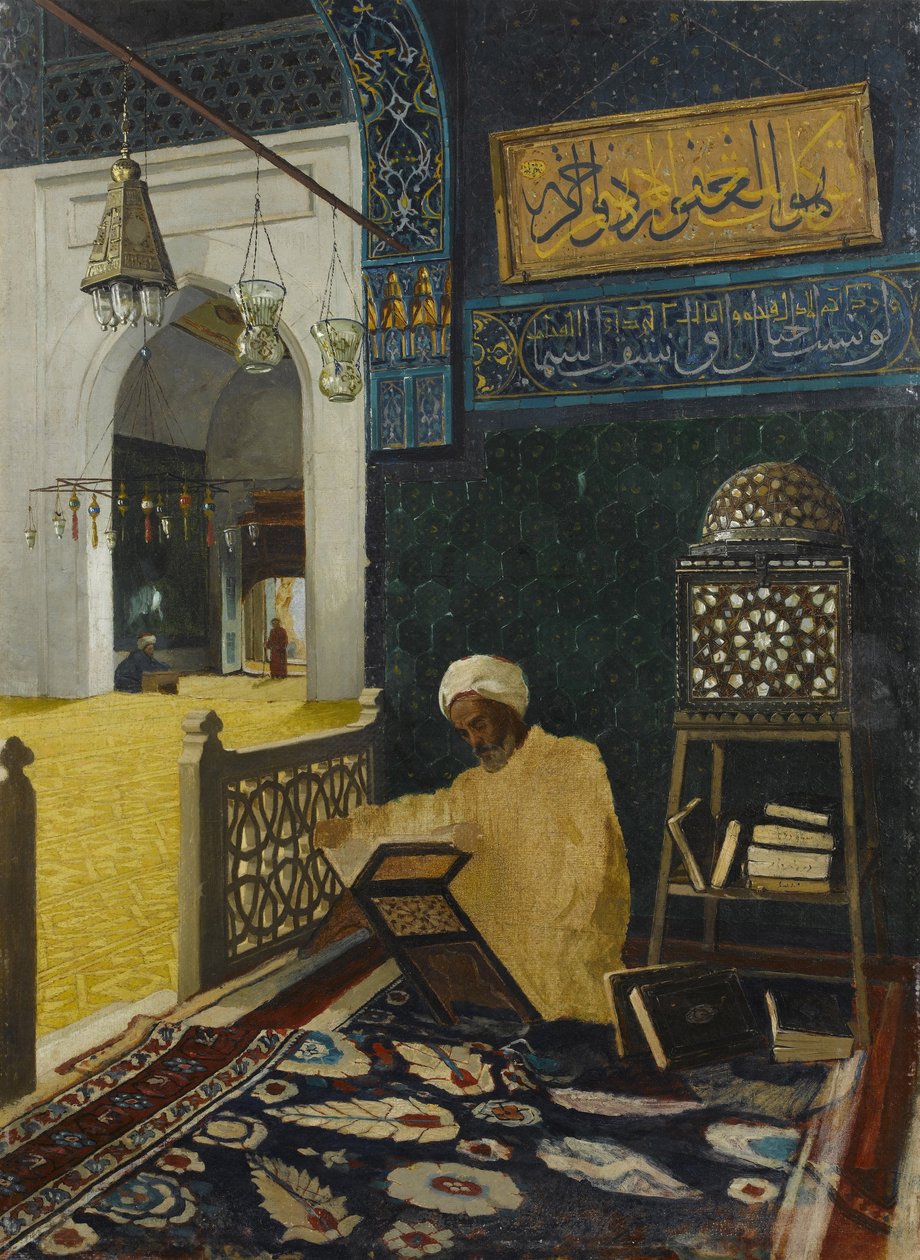 resitering av Koranen av Osman Hamdi Bey