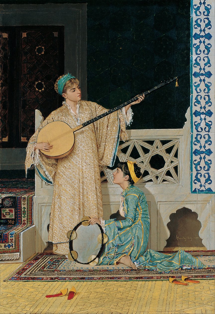 To musikerjenter av Osman Hamdi Bey