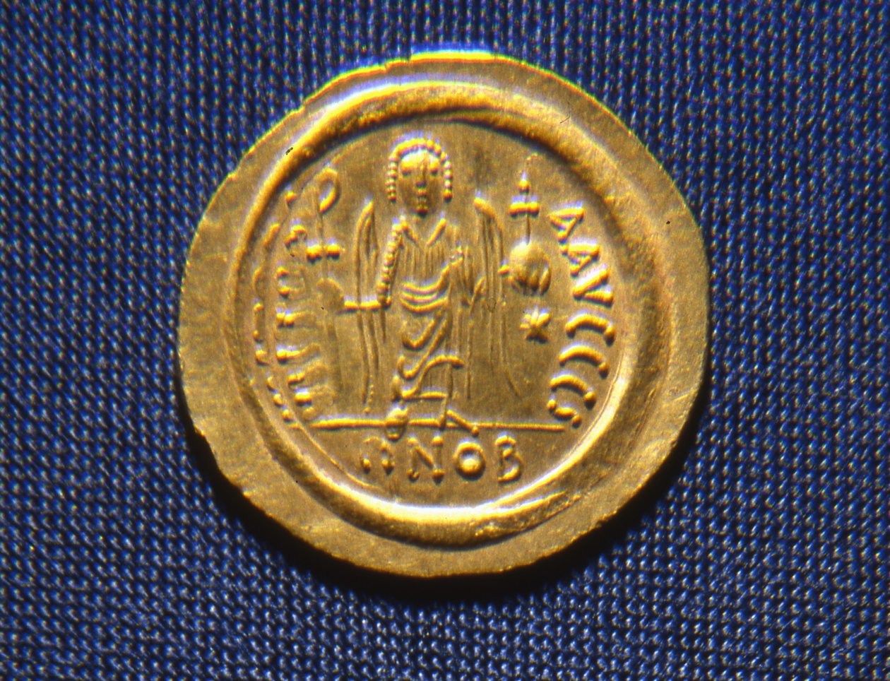Mynt av kong Totila, 541-52 (metall) av Ostrogothic