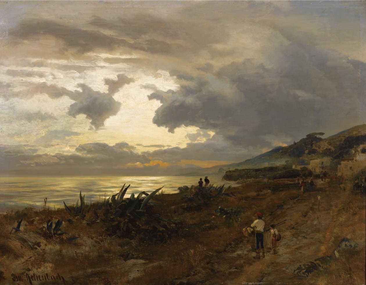 Amalfikysten av Oswald Achenbach