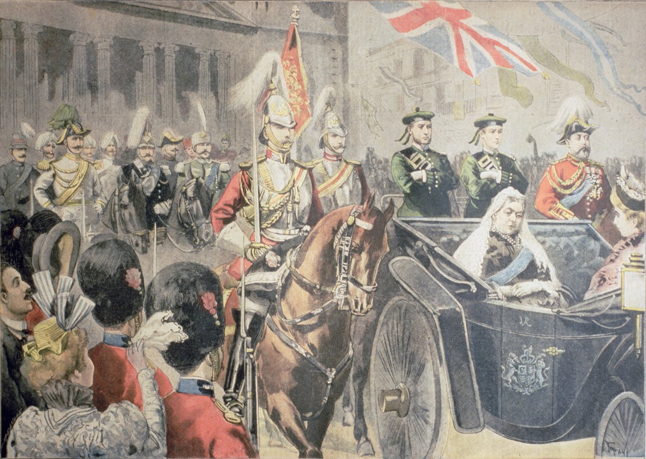 Jubilee for dronningen av England: The Cortege, illustrasjon fra 