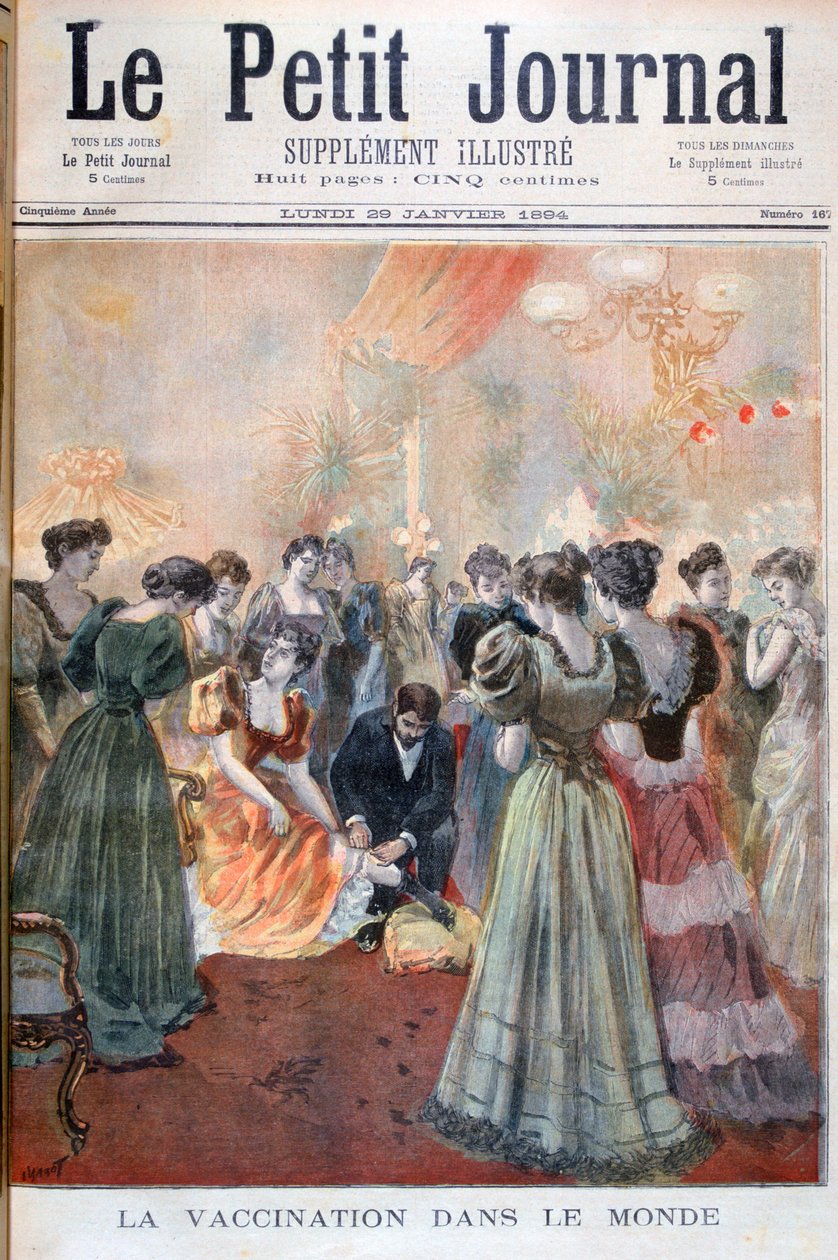 Vaksinasjon mot kopper, Paris, 1894 av Oswaldo Tofani
