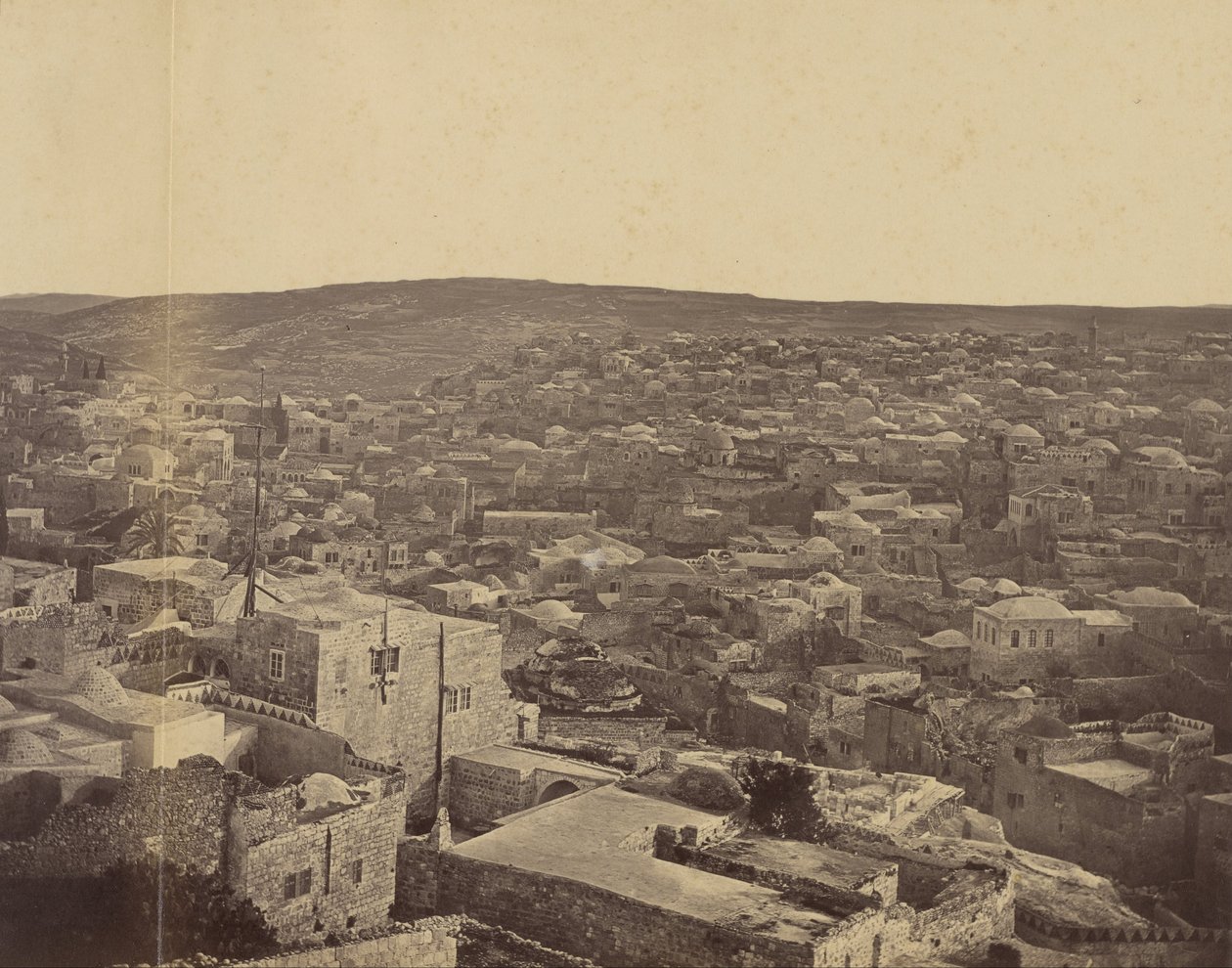 Panorama over Jerusalem av Othon Von Ostheim