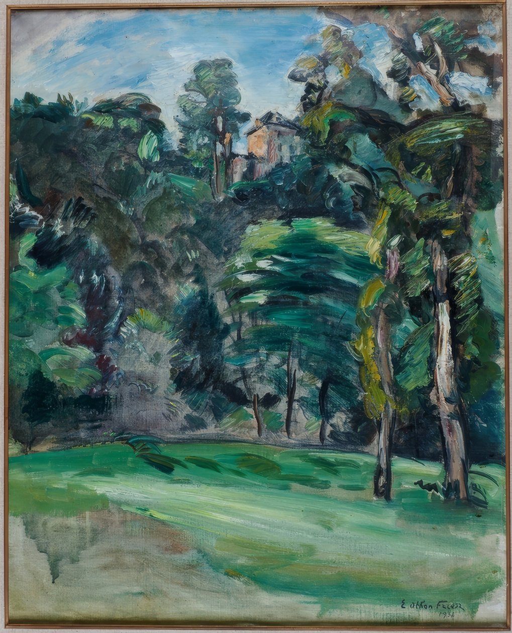 Normannisk landskap av Othon Friesz