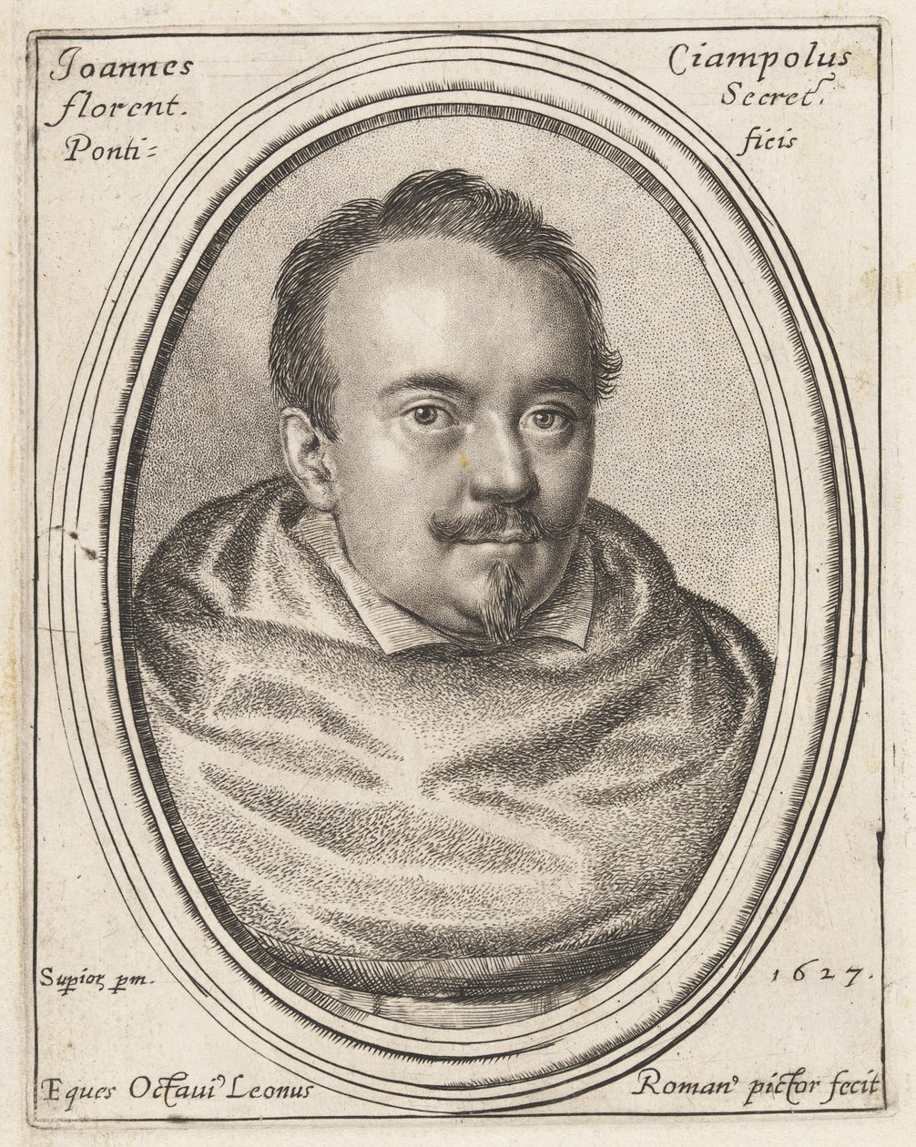 Giovanni Ciampoli, pavelig sekretær av Ottavio Leoni