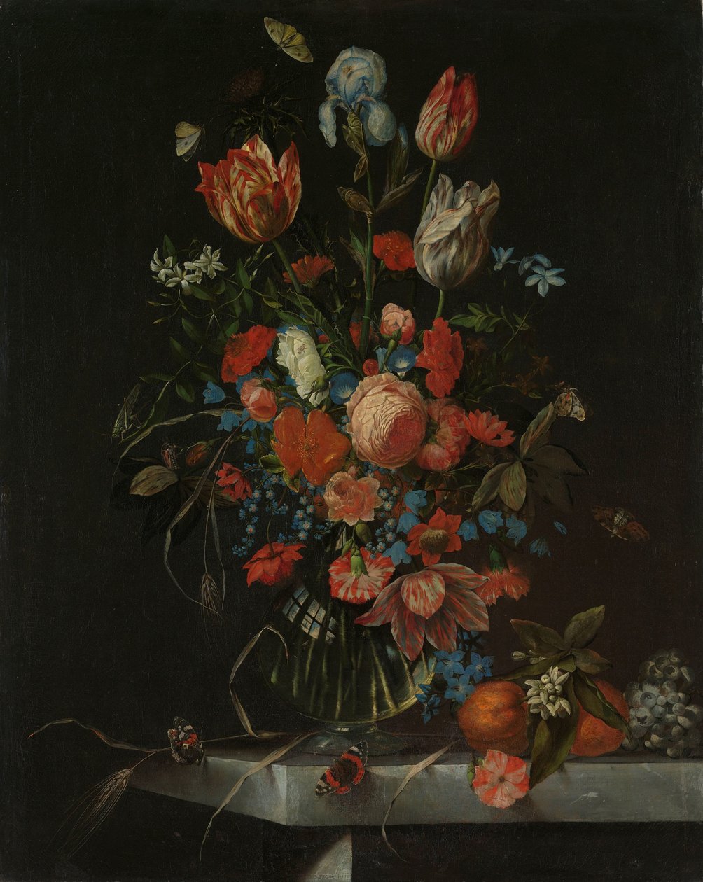 Stilleben med blomster av Ottmar Elliger (I)