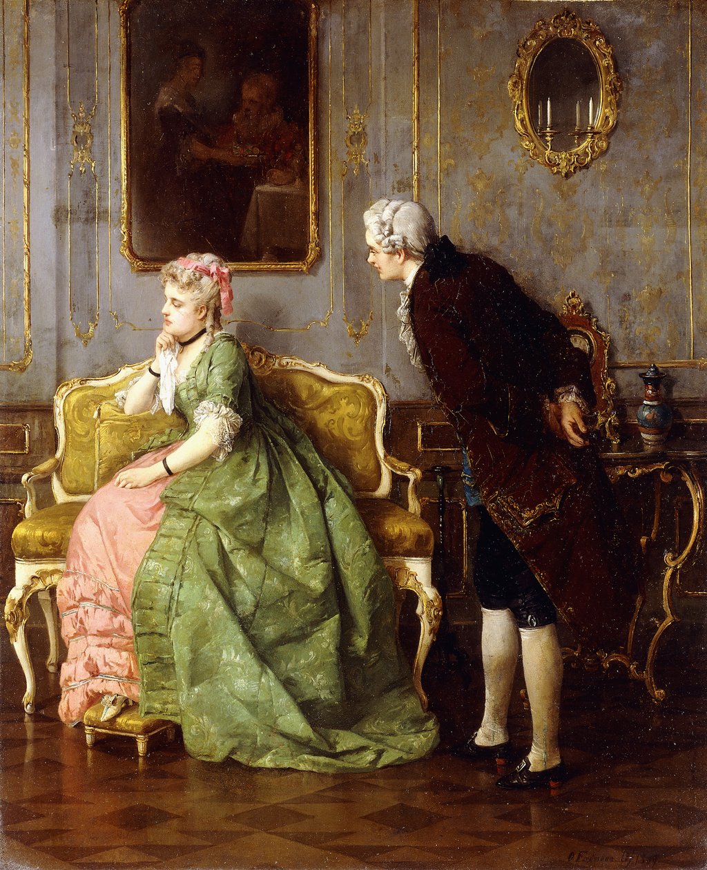 Unnskyldningen, 1869 av Otto Erdmann