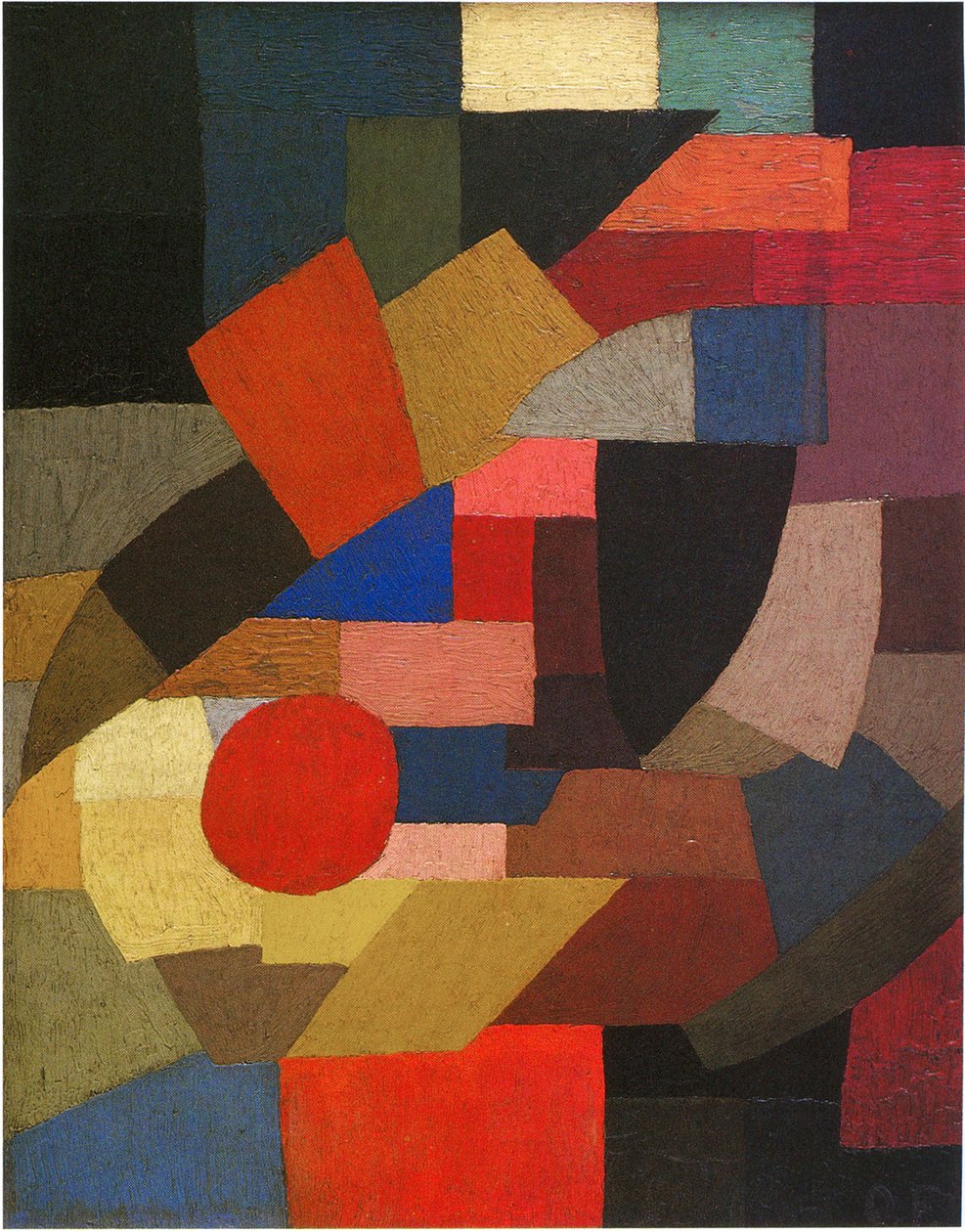 Fragmenter av figur til settet med planer, 1927. av Otto Freundlich
