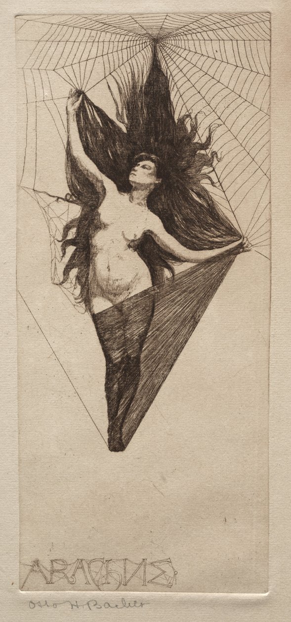 Arachne, 1800-tallet. av Otto H. Bacher