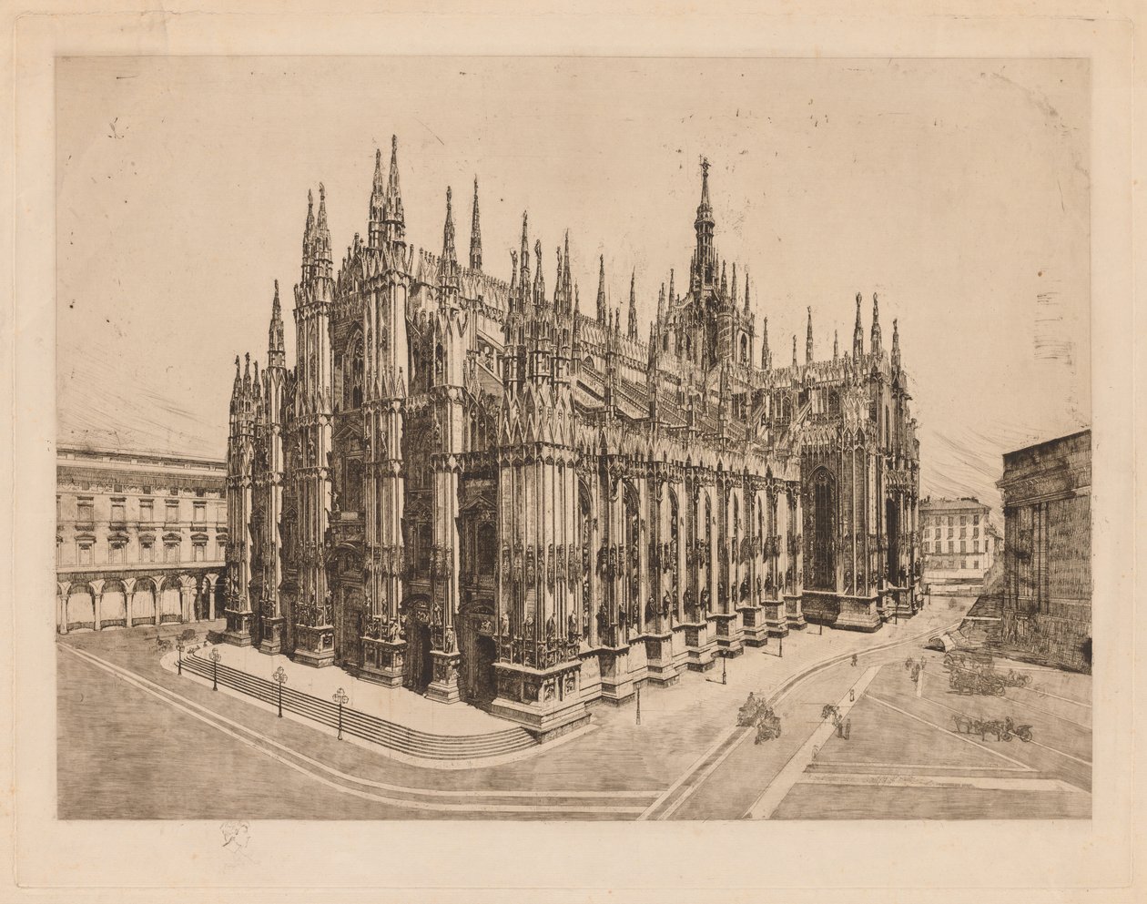 Katedralen, Milano. av Otto H. Bacher