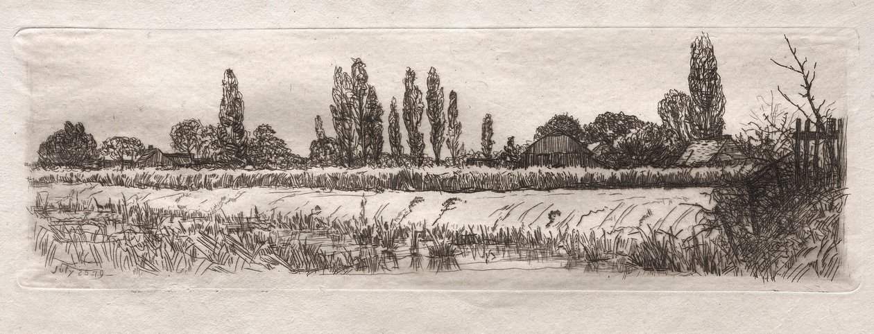 Kornåker, 1879. av Otto H. Bacher
