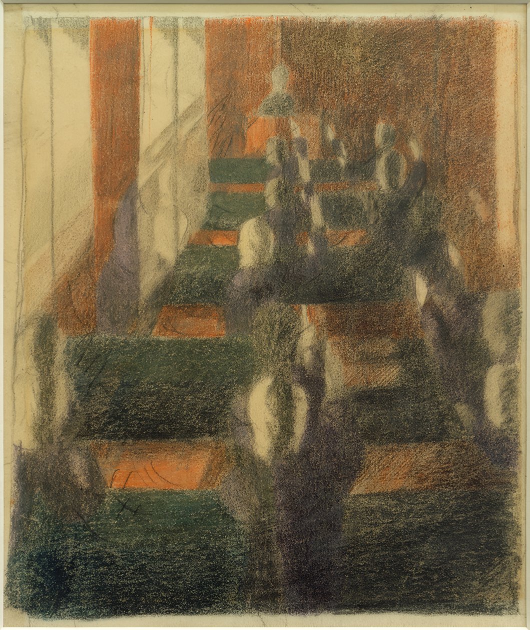 Holder hender (svarer). Studie I. av Otto Meyer Amden