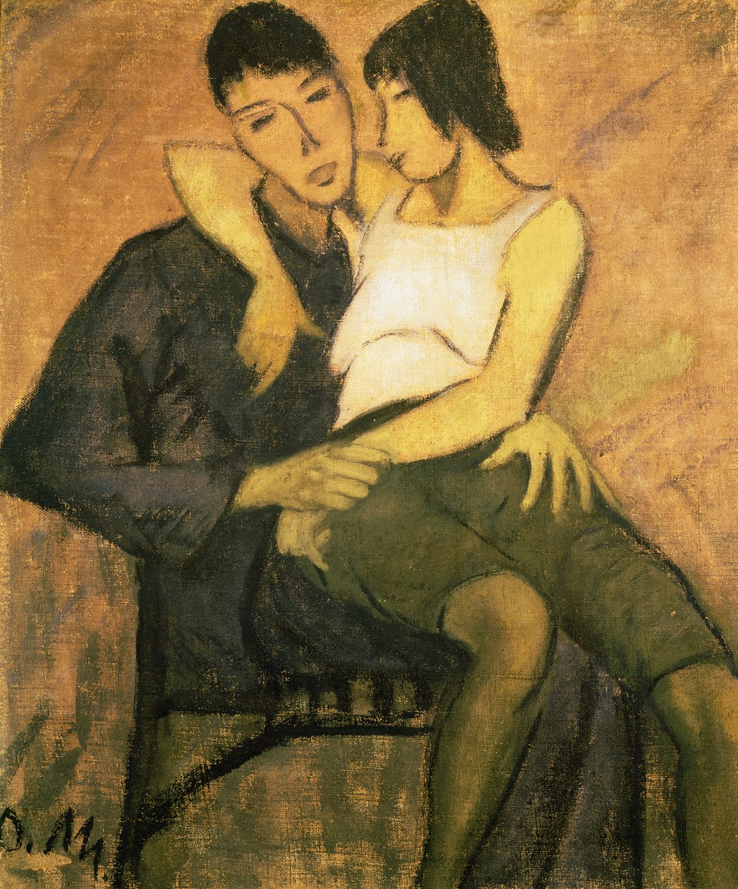 Urbanittpar, 1920 av Otto Mueller