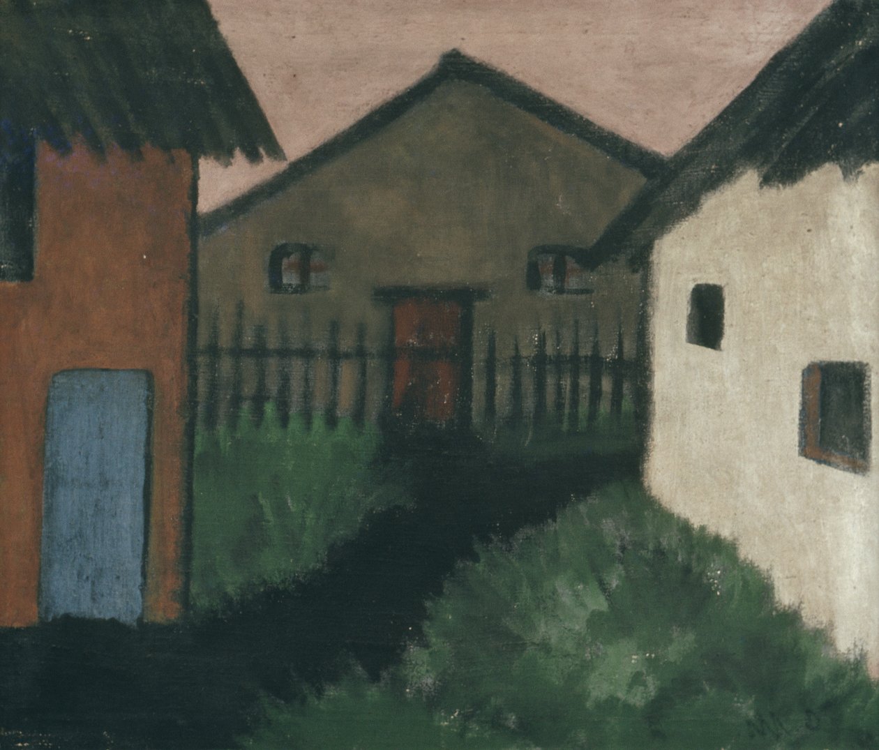 Landsbyhus av Otto Mueller