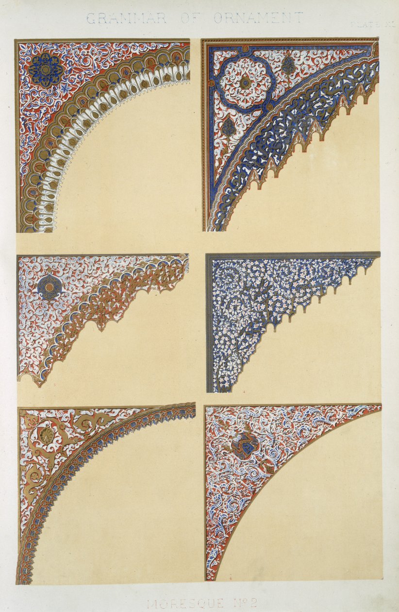 Moresque No 2, Plate XI, fra 