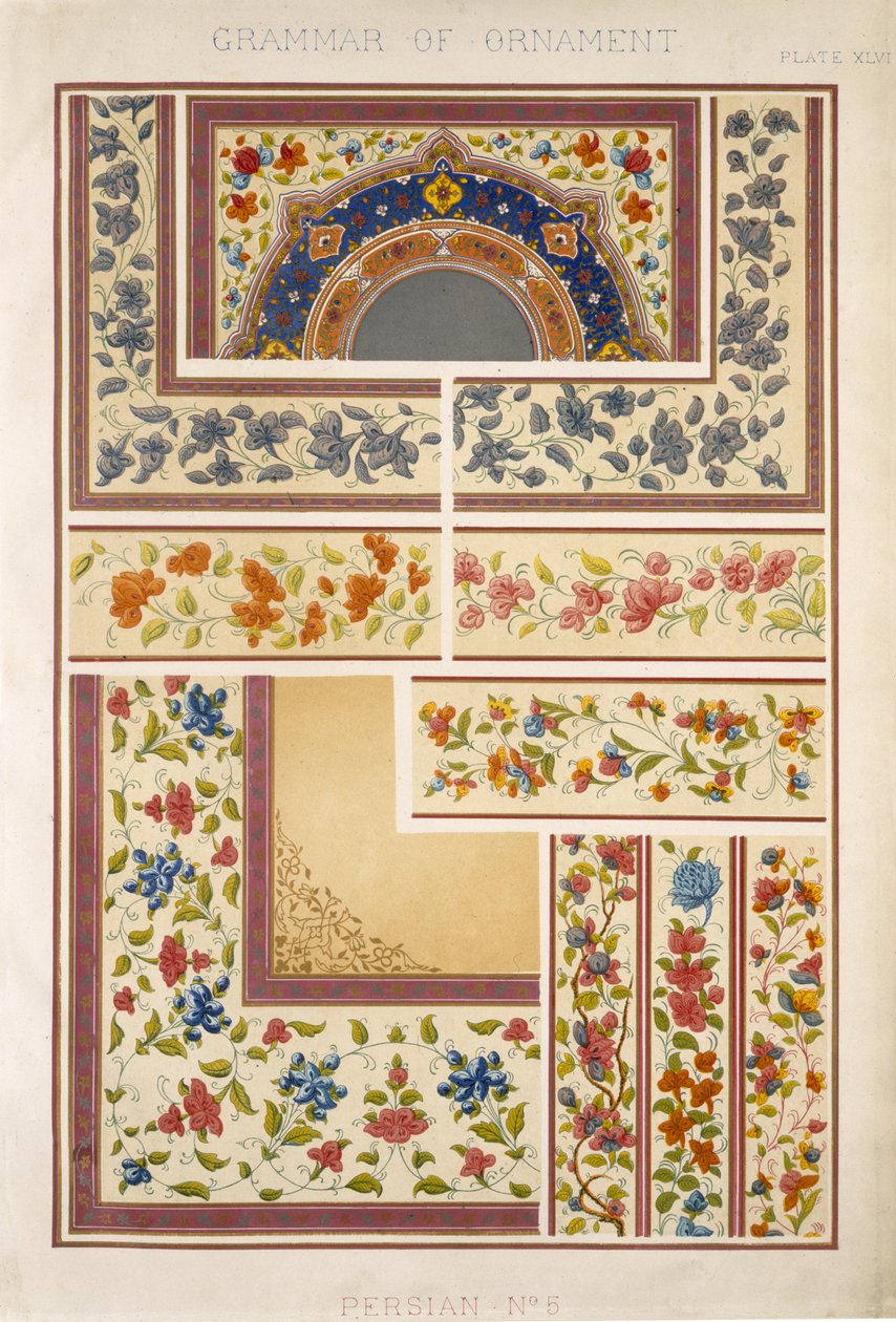 Persisk nr. 5, plate XLVII, fra 