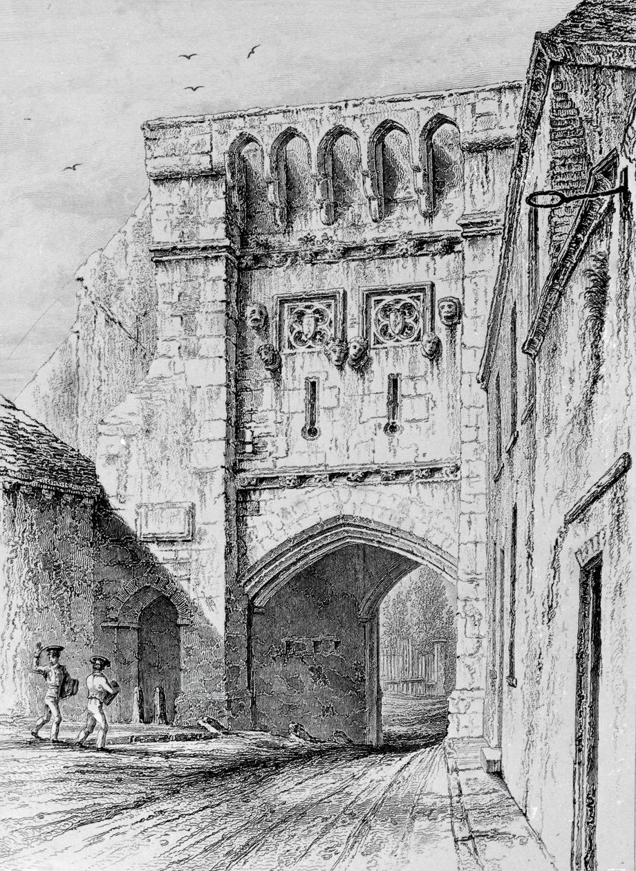 West Gate Winchester, ca. 1830 av Owen Brown Carter