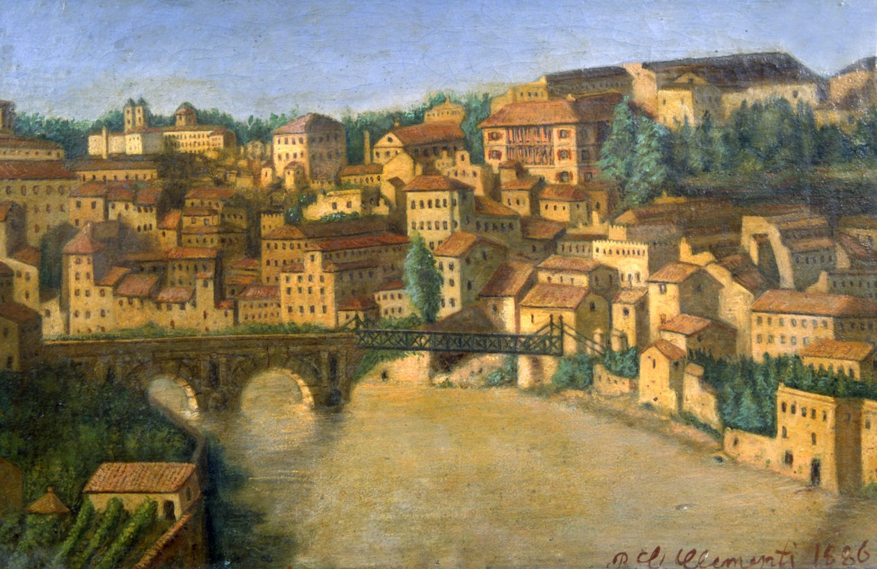 Broken Bridge, 1886 av P. C. Clementi