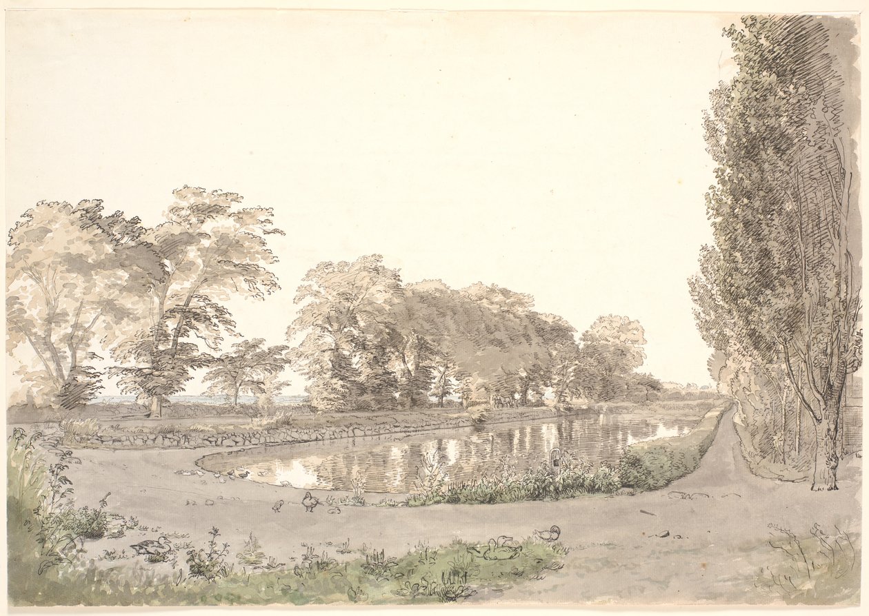 Dammen ved Vogneserup av P.C. Skovgaard