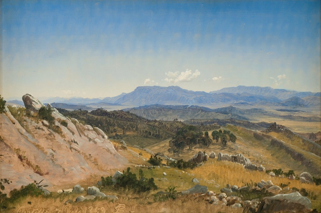 Rocky Hills nær Civitella av P.C. Skovgaard