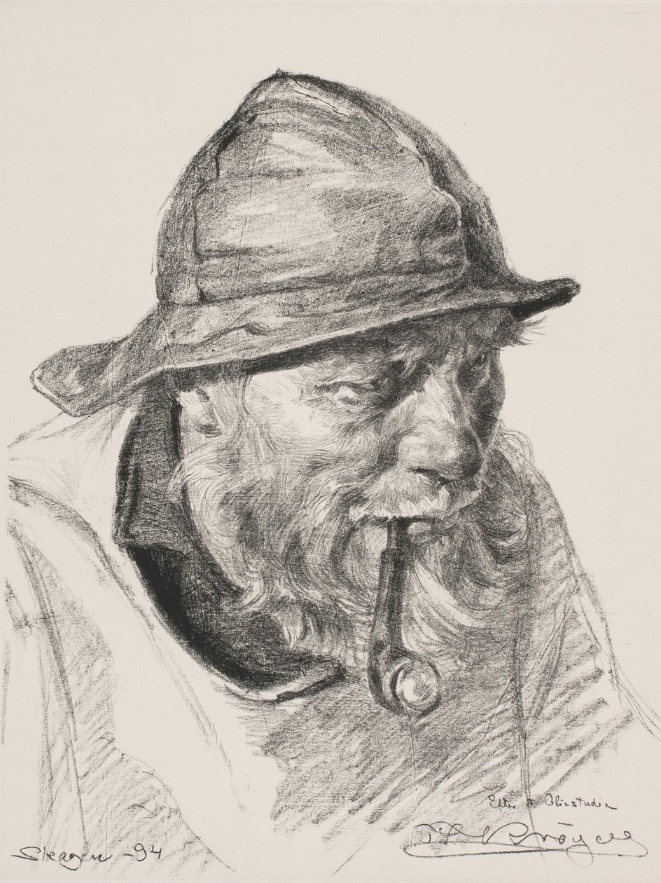 Leder for en Skagen-fisker av Peder Severin Krøyer