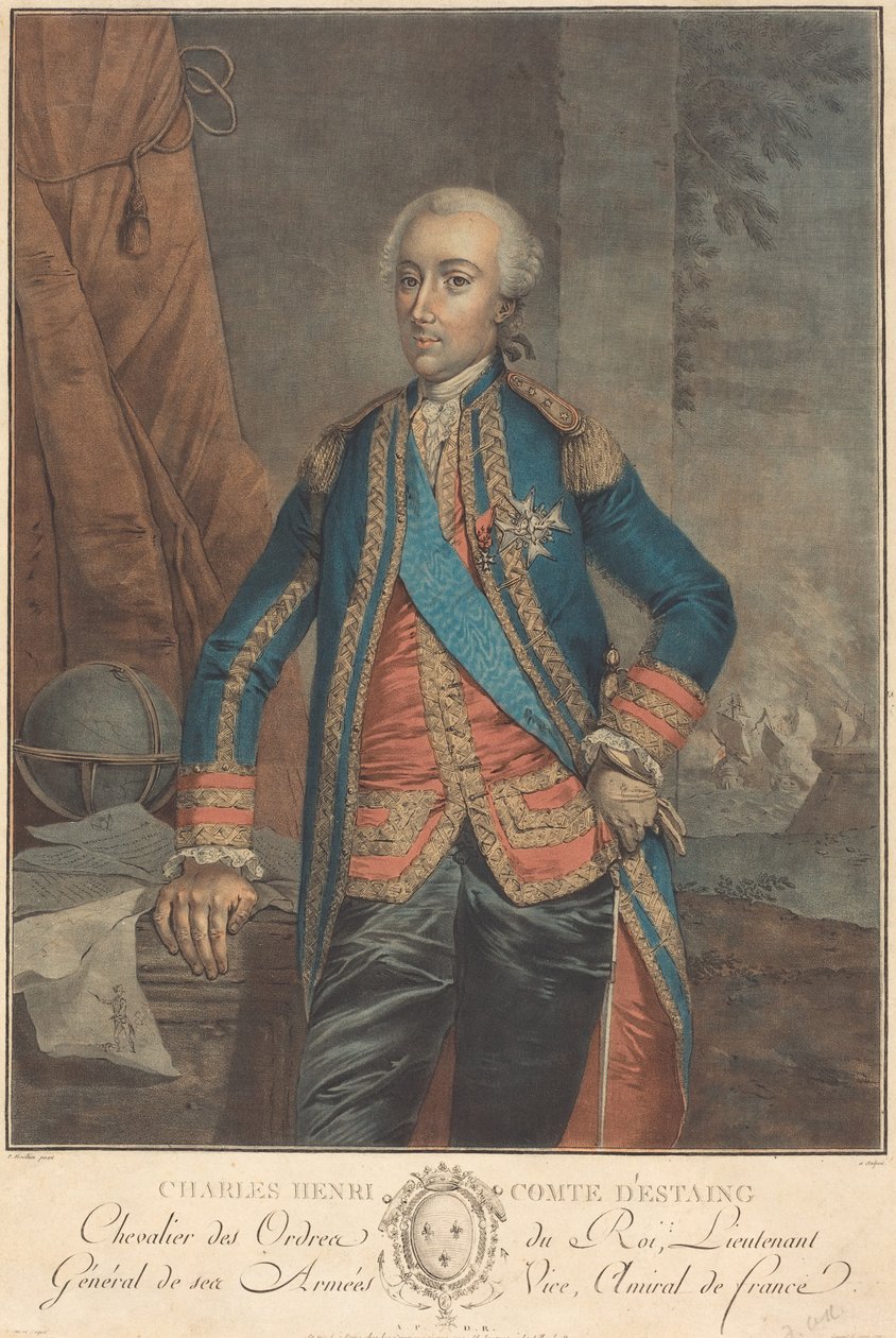 Charles Henri, greve av Estaing av P. Frieselhem