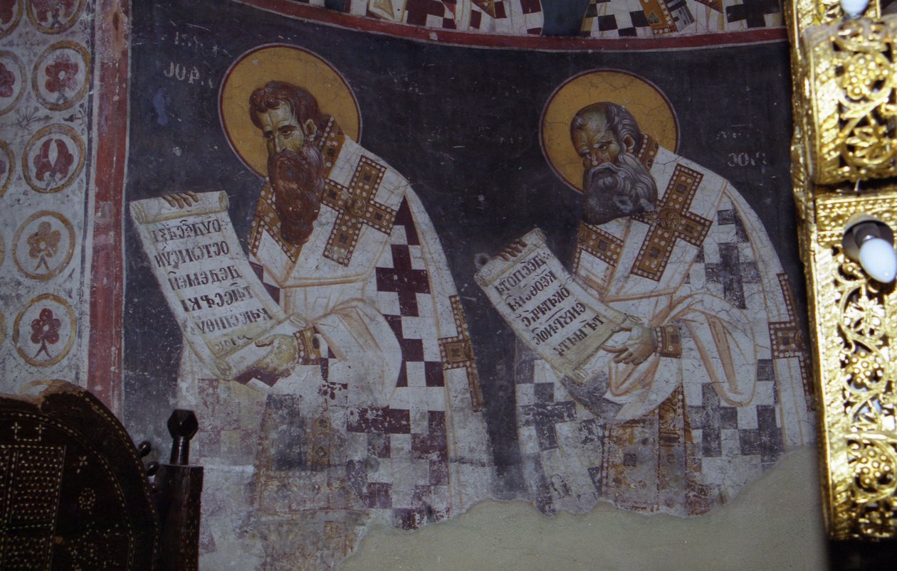 Fresker i Theotokos kirke av Painters Michael Ephtichius