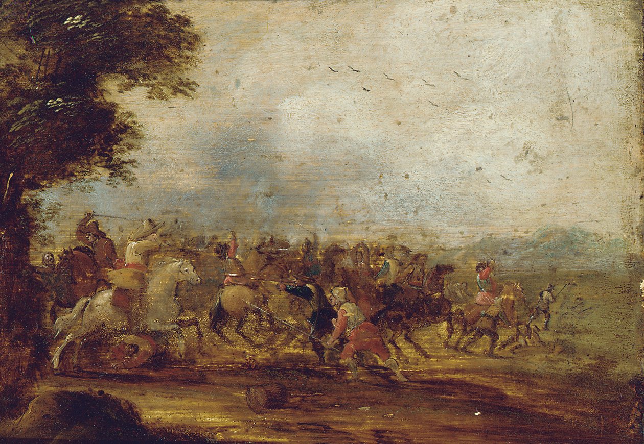 Et kavaleriforlovelse av Palamedes Palamedesz