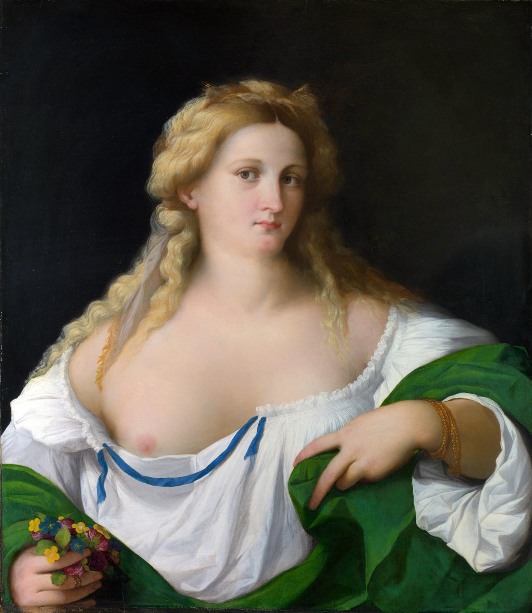 En blond kvinne av Palma il Vecchio