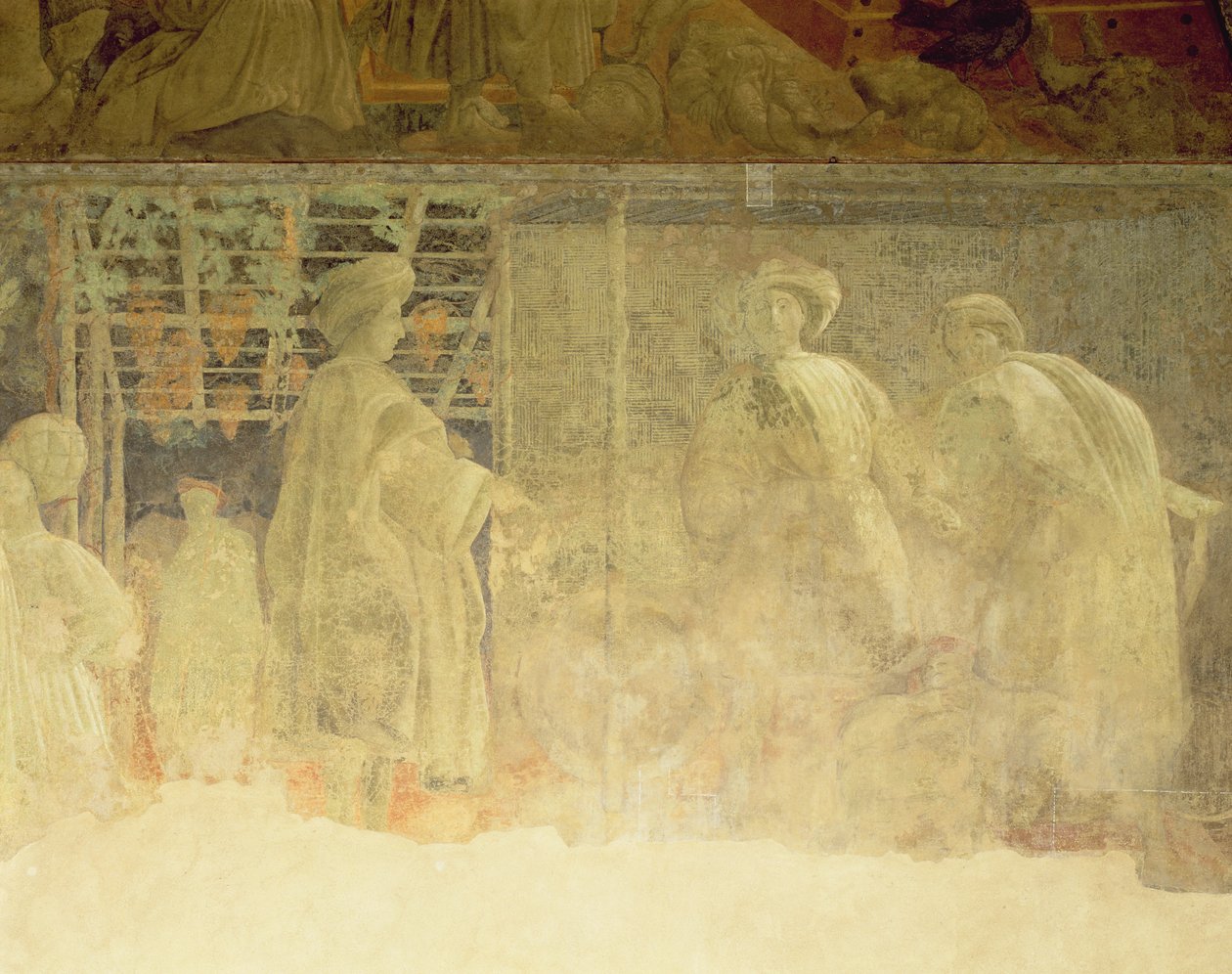 Drunkenness of Noah, ca. 1446 (skadet freskomaleri) av Paolo Uccello
