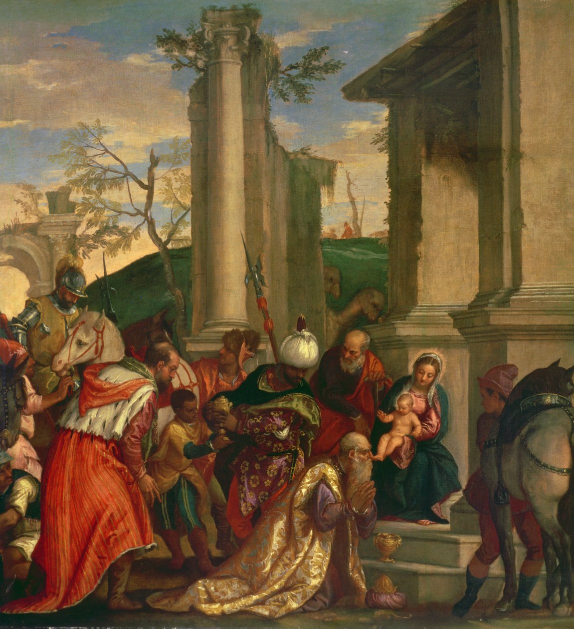 Tilbedelse av kongene av Paolo Veronese