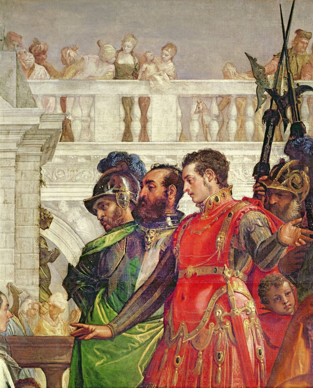 Familie til Darius før Alexander den store (356–323 f.Kr.) (detalj fra 2915) av Paolo Veronese