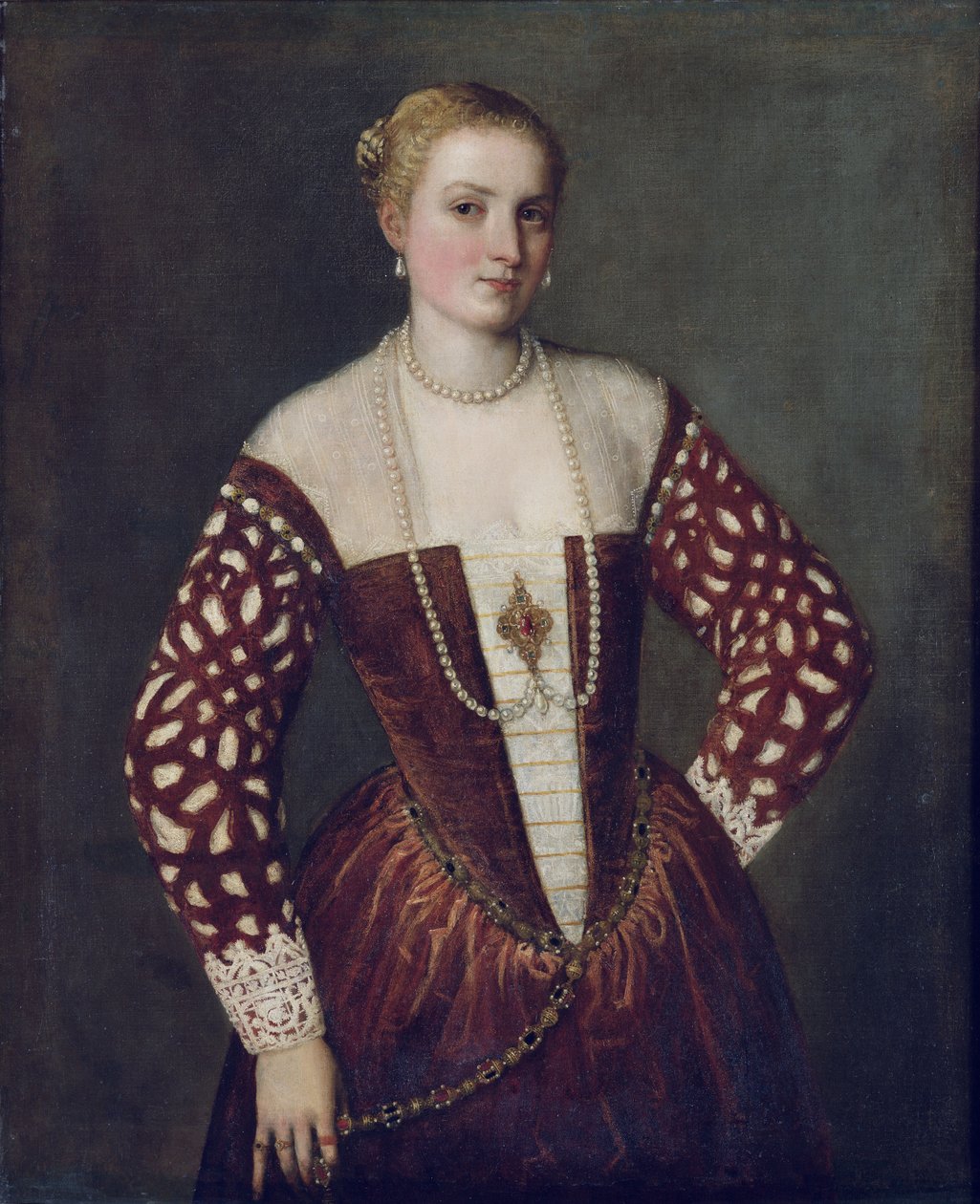 Portrett av en kvinne av Paolo Veronese