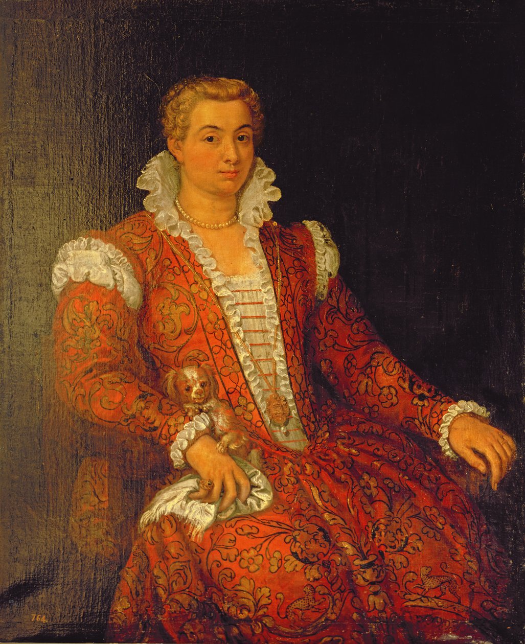 Portrett antas å være Livia Colonna (d.1552) av Paolo Veronese