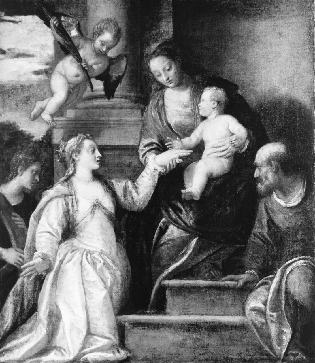Det mystiske ekteskapet til St. Catherine av Paolo Veronese